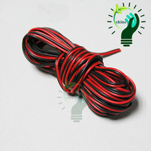 20Meters/lot 20M/pc 2 Pin 2 Channels 5050 3528 RGB LED Strip wire Extension Extend Cable Wire Cord Connector For RGB