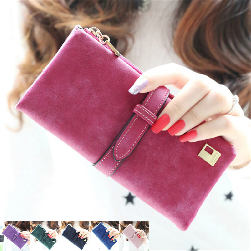 Image of 2016 Brand New 6Colors Fashion Lady Bags Women Wallets PU Handbags Leather Purse Long Popular Card Holder Brand New J417