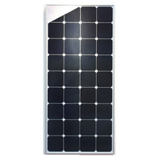 Promotion 110W solar panel with frame, Sun Power cells, charging for 12V battery solar home system.