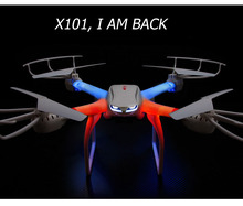 MJX X101 Quadcopter 2.4G RC drone/drone rc helicopter 6-axis gyro can add C4005 c4008 camera(FPV) vs JJRC H16 Tarantula x6 V686G