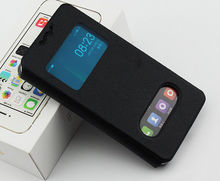 New 360 Rotating Stand Flip Double View Window Leather Cover For Fly Eclipse 3 IQ4514 Case Phone Cases Accessories 6 Colors