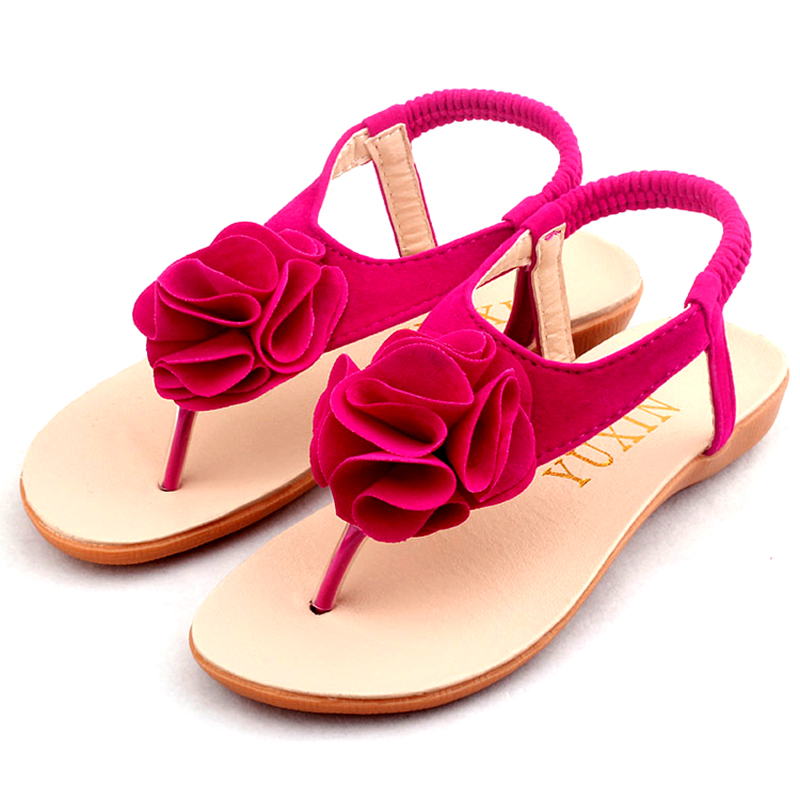 Children Shoes Girls PU Leather Roman Sandals 2015 Summer Herringbone Kids ...