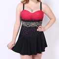 Plus Size L 5XL New 2016 Sexy One Piece Swimwear Women Summer Dress Bathing Suit Vintage