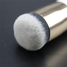 1Pcs Pro Makeup Brush Blush Powder Foundation Concealer Short Wooden Handle Nylon Hair Bristles Cosmetic Brushes