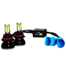Car Led Headlight 9007 High Low Beam HB5 Hi/lo High Power Cob Light Led Replacement Conversional Head Fog DRL Head Light Kits