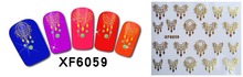 New Arrived 3D Gold Nail Stickers Decorations Eardrop Nail Deisgn Decals Stickers Ongles Manicure Nail Art