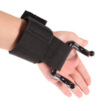 Pro Weight Lifting Training Gym Hook Grips Straps Gloves Wrist Support Lift NVIE