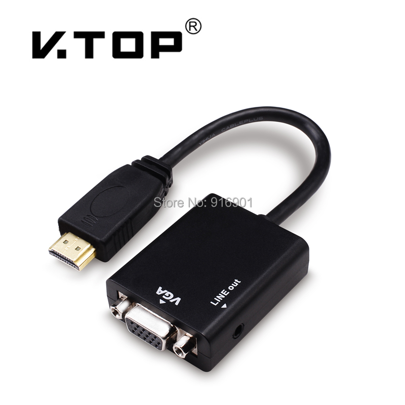 Купить HDMI/vga с аудио pc монитор проектор адаптер в интернет-магазине ...