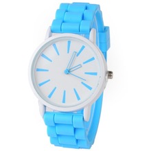 Women Fashion Brand Elegant Colorful Silicone Watch Ladies Girls Dress Quartz Watch Children Clock Saat Relojes