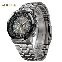 ALIOSHA Top Sale WEIDE Men s Sports Quartz Watches Casual Diver for Men With Full Stainless