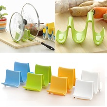 1PCS New Plastic Kitchen Wave Shape Pot Pan Cover Lid Shell Stand Holder Racks Ladle Spoon Storage Rack Cooking Tools
