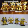 Anime Minions Cos Toys Action Figures PVC Figurine Gold Saints Knights of the Zodiac Despicable Me