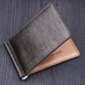 Men Bifold Business Leather Wallet luxury brand famous ID Credit Card visiting cards wallet magic Money