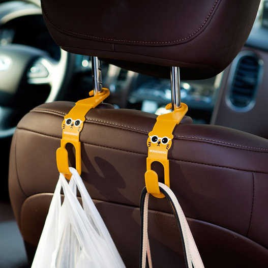 Image of 2pcs/lot Multi Use Universal Car Back Seat Headrest Hanger Holder Hook for Bag Purse Cloth Grocery Storage,Auto Fastener, Clip