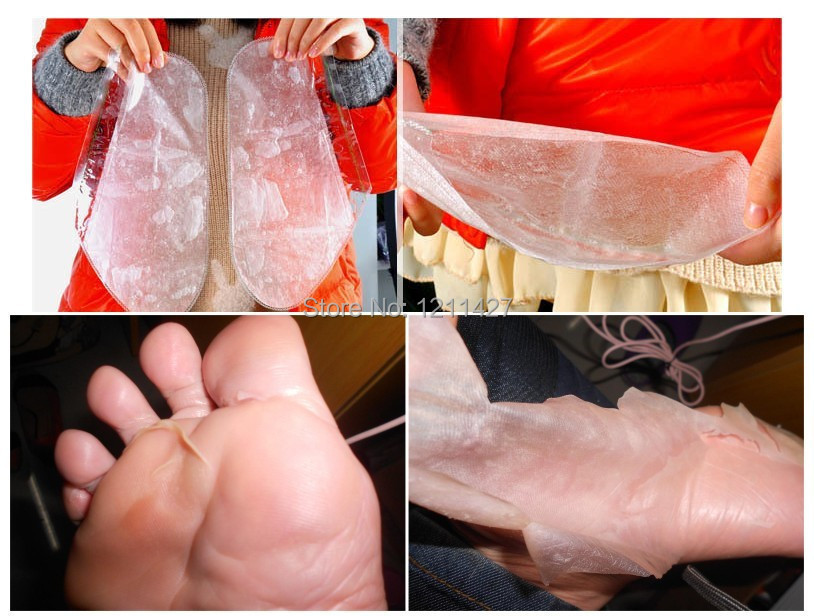 Image of 6pcs=3bagSuper Exfoliating Foot Mask Socks For Pedicure Sosu Socks Peeling For Baby Foot Care Beauty Foot Mask