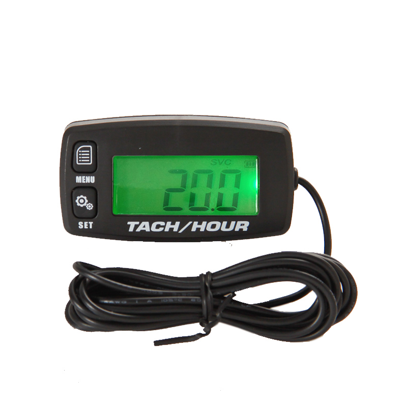 Image of waterproof New Product Resettable Engine Maintenace Alert RPM Tachometer Counter hour meter for marine paramotor RL-HM032R