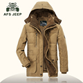 2016 High Quality AFS JEEP Thickening Brand Winter Coat Military Cotton Padded Jacket Men New Fashion