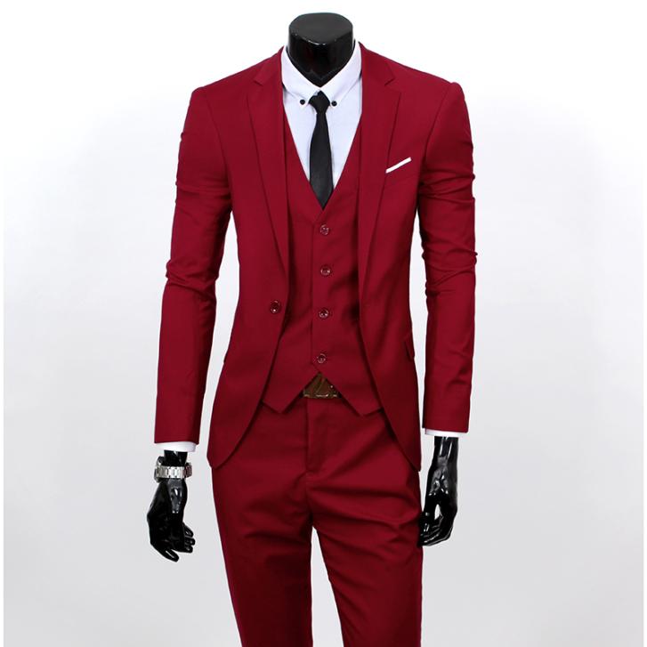 ( куртка + брюки ) официальный свадьба мужчины костюмы свободного покроя марка приталенный masculino бизнес пиджак костюм m-xxl