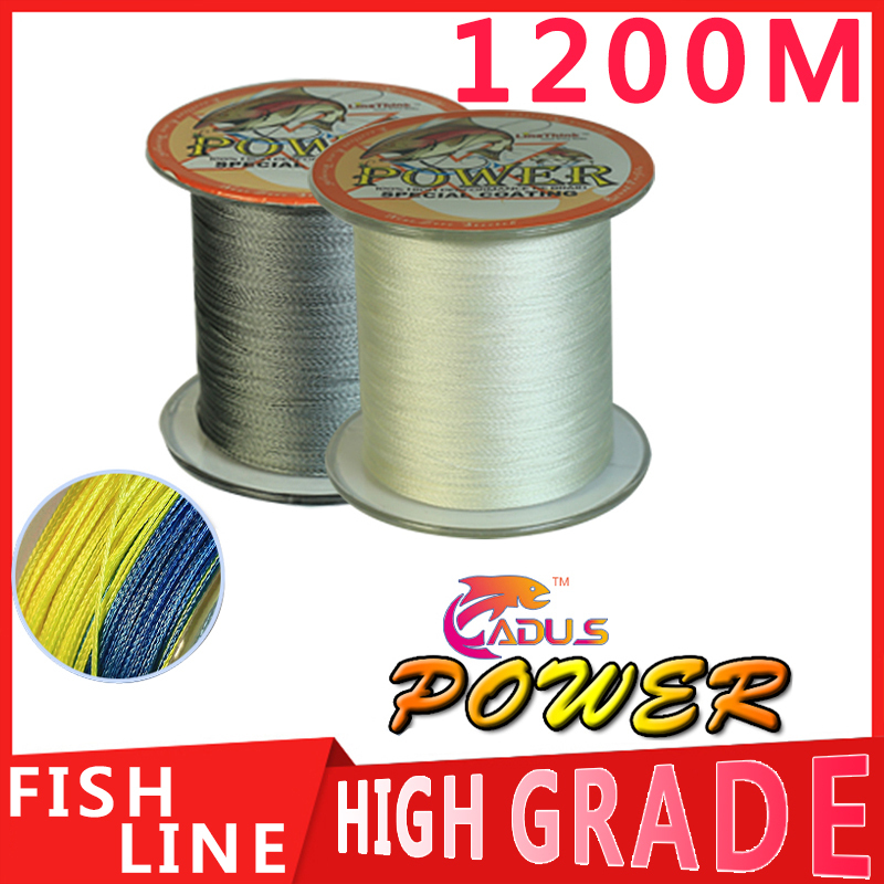 Image of 1200M Power Brand PE Multifilament Braided Fishing Line 4 Strands Carp Fishing Spearfishing Rope Cord