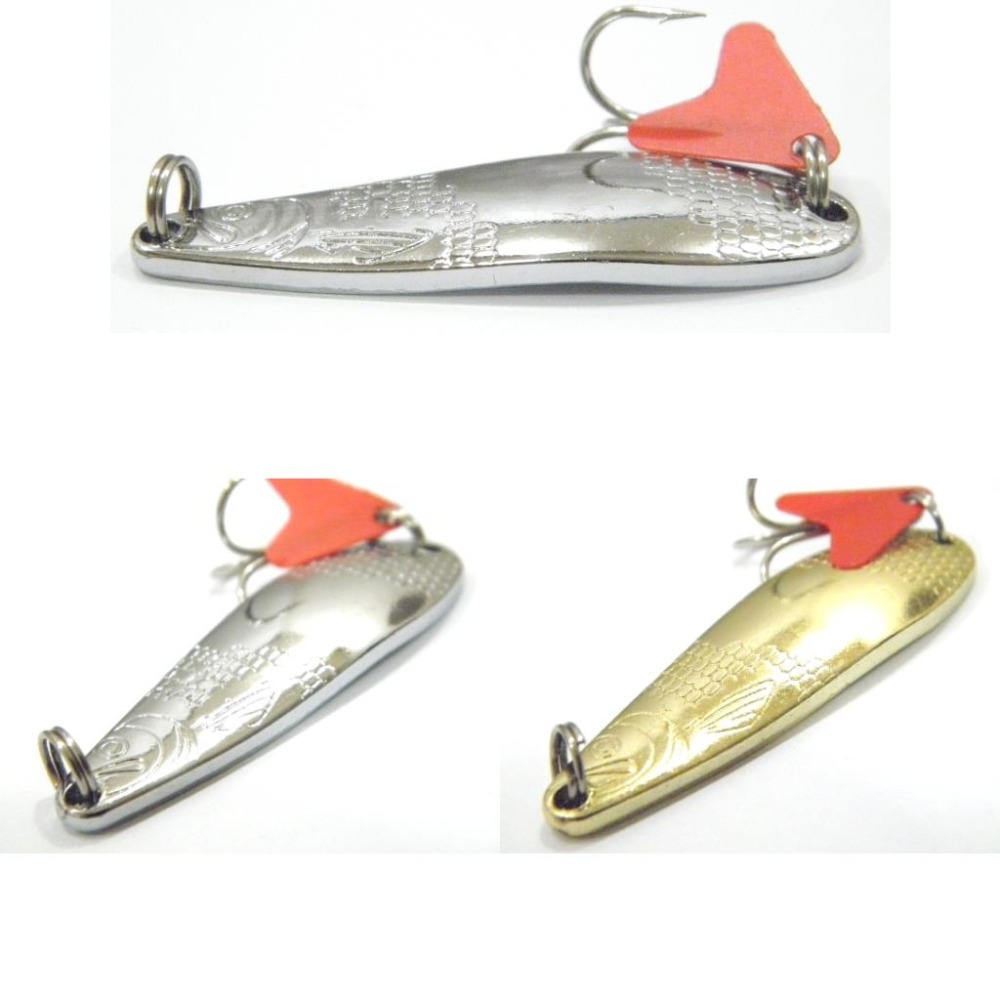 Spoon Metal Lures Fishing Hard Bait Fresh Water Bass Walleye Crappie Minnow Tackle SP121LX301