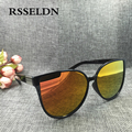 RSSELDN 2017 Newest Fashion Cat Eye Sunglasses Women Luxury Brand Vintage Sun Glasses UV400 oculos de