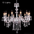 Free Shipping Crystal Chandelier Light E12 E14 Chandeliers Lights Clear G9 Crystal Modern Chandeliers for Living