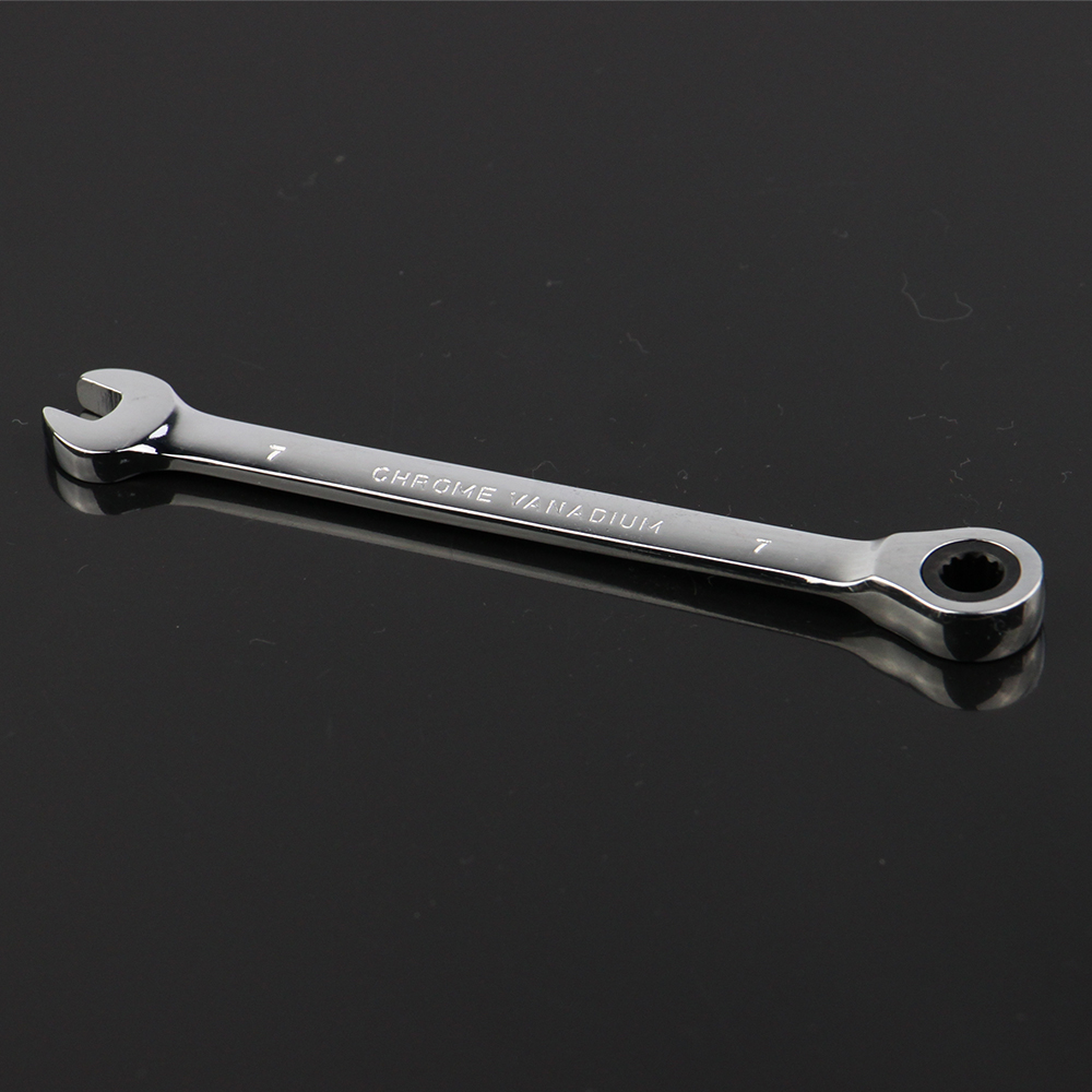 7mm ratchet wrench, gear wrench chrome vanadium