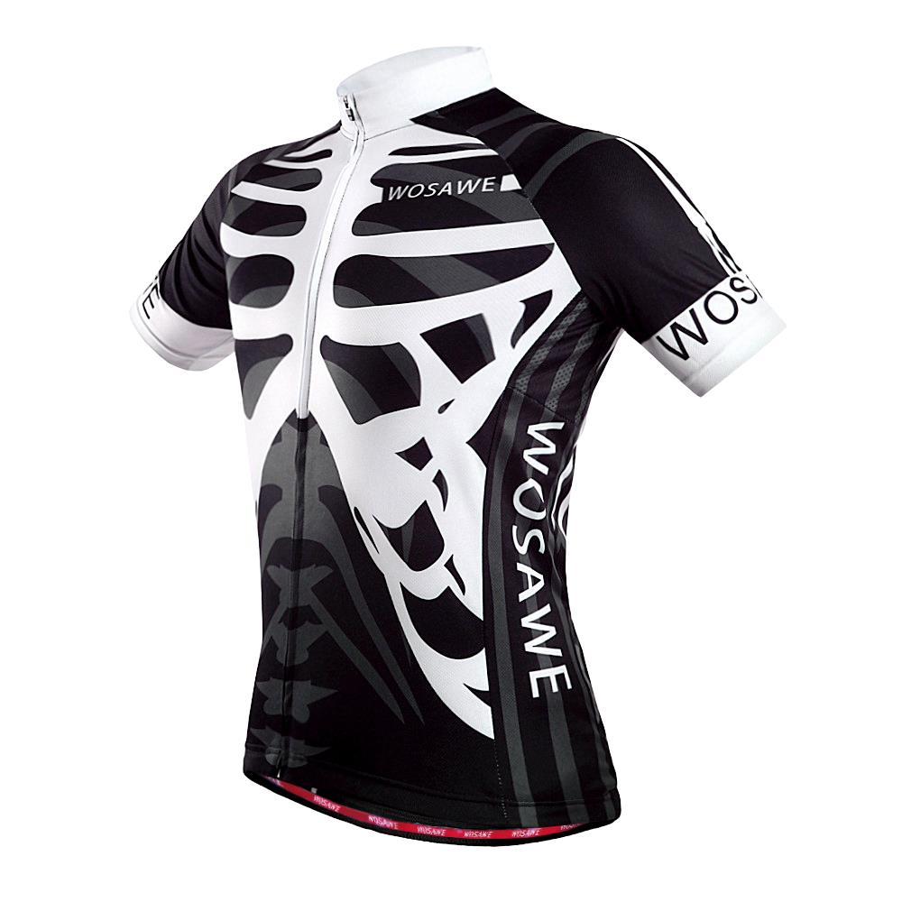 skeleton cycling jersey