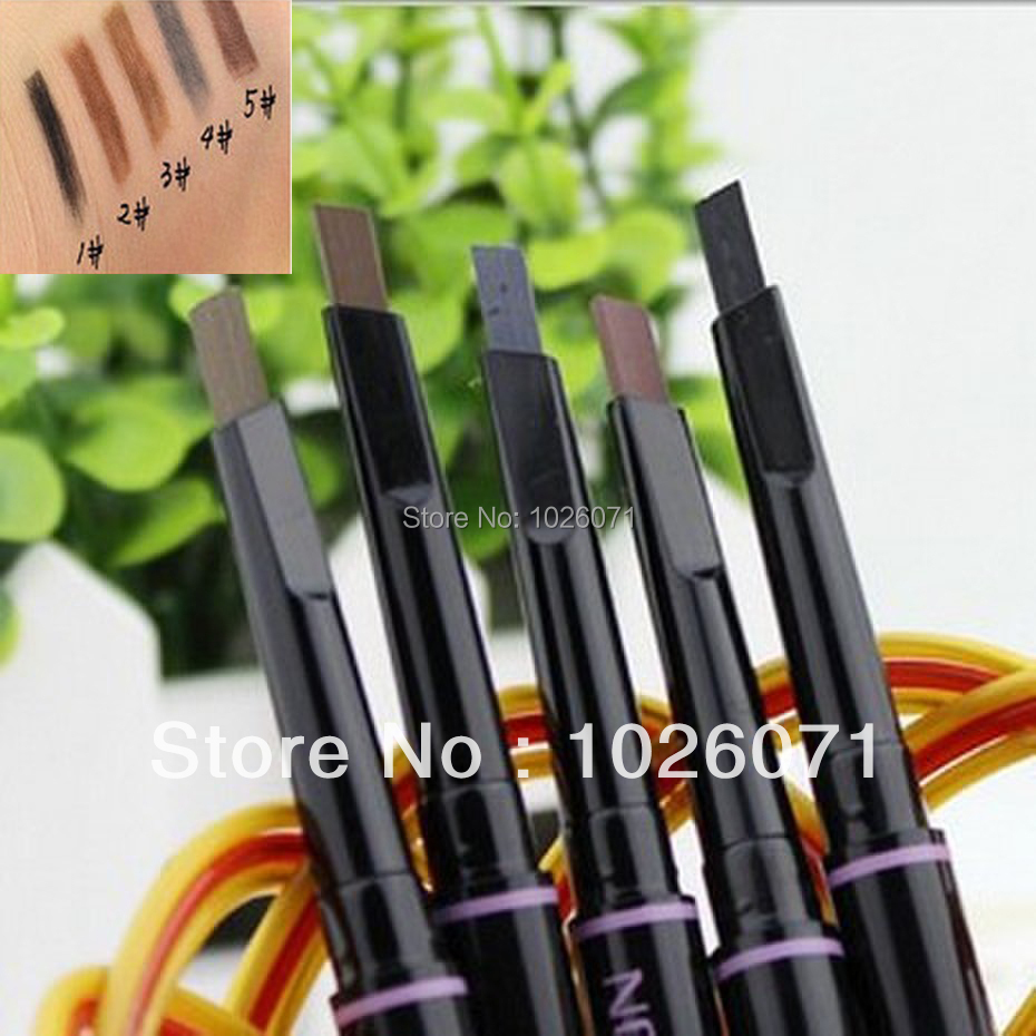 Hot selling Brand makeup eyebrow automatic pencil makeup 5 style paint for the eyebrow pencil cosmetics
