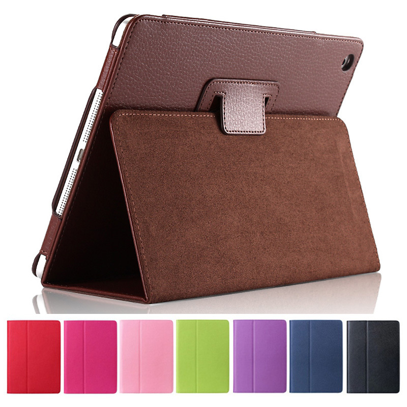 For Apple ipad 2 3 4 Magnetic Auto Wake Up Sleep Flip Litchi Leather Case For