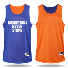Boys Sided Wear Basketball Clothes Customizable Basketball Game Training Suit Set (Jerseys+Shorts)