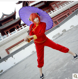 Anime Gintama Cosplay - Gintama Cosplay Silver Soul Kagura Kagura Women's Party Costume for Halloween Freeshipping