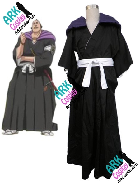 Bleach Oomaeda Marechiyo Cosplay Captain Kimono Cosplay Black Mens Bleach Cosplay Costume