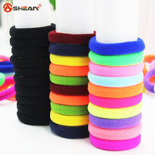 10pcs/lot Candy Fluorescence Colored Hair Holders High Quality Rubber Bands Hair Elastics Accessories Girl Women