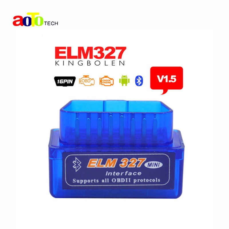 Image of High Quality Super Mini ELM327 Bluetooth V1.5 OBD2 Auto Code Reader Mini 327 Car diagnostic interface ELM 327 Bluetooth
