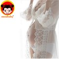 New Maternity Dress Photography Long Lace Maternity Dress Pregnant Photography Props Pregnant Woman Portrait BB86A