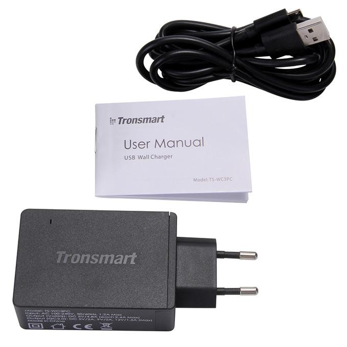 Tronsmart TS-WC3PC 3 Ports Quick Charge 2.0 VoltIQ Wall Charger 187229 16