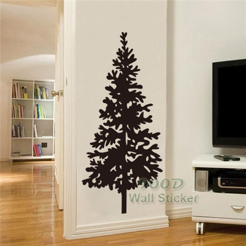 Pine Tree Wall Stickers, DIY Home Decoration Wall Art Decor Wall Decal, DQ14403