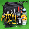 KELUSHI 30 in 1 Fiber Optic FTTH Tool Kit HS 30 Cleaver Power Meter 10mW Visual