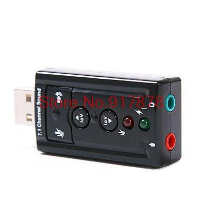 External USB AUDIO SOUND CARD ADAPTER VIRTUAL 7 1 ch USB 2 0 Mic Speaker Audio