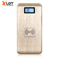 Universal 2 in 1 Qi Wireless Charger Mobile Powerbank 12000mAh Dual USB Portable External Battery Power