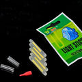 Outdoor Mini Fishing Chemical Light Fluorescent Rod Clip On Dark Glow Stick X 5