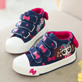 YEESHOW 2017 Spring New Kids Shoes Breathable Canvas Girls Shoes Chaussure Enfant Wearable High Sneakers For