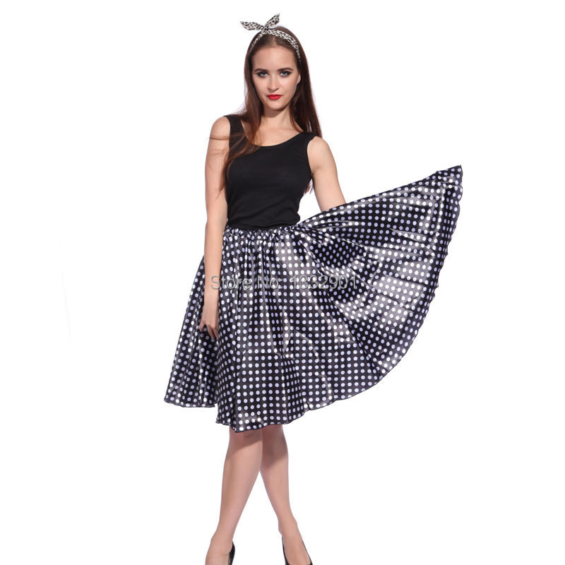 rock and roll polka dot skirt 1950s grease jive fancy skirt costume in skirts from rock and roll polka dot skirt 1950s grease jive fancy skirt costume in skirts from