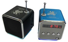 2015New Portable Micro USB Stereo mini Speaker FM Radio Speaker Ubwoofer Super Bass Portable Speaker for iPad iPhone Samsung V26