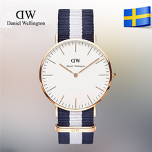 Cuarzo moda dw hombres Daniel Wellington relojes mujeres 40 mm de cuero real correa de nylon luxury brand oro rosa buena calidad 2015 nuevo