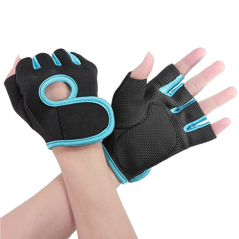 Image of Free Shipping Men&Women Fitness Exercise Workout Weight Lifting Sport Gloves Gym Body Building Training Half Finger Size M