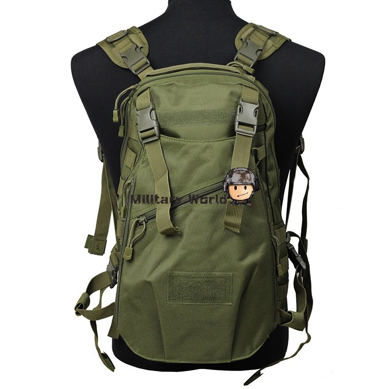 Hunting Tactical 600D Nylon Molle Durable Wearable Backpack Outdoor Sports Hiking Camping Travel Backpack Oliver Drab Free Ship