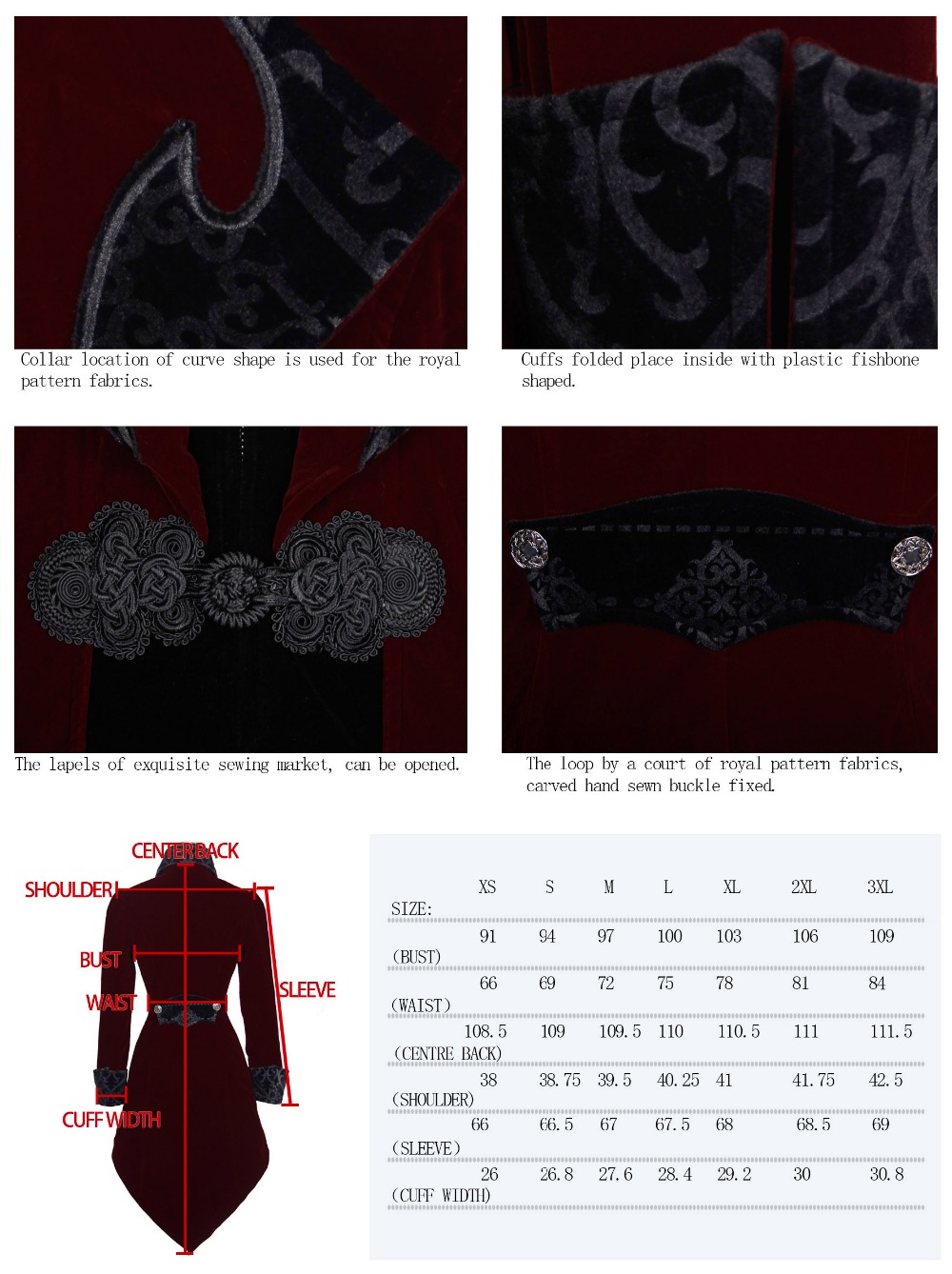 CT02002 size chart