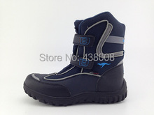 4 Colors Top 2014 Fashion Children Snow Boots Genuine Leather Waterproof Kids Winter Shoes Add Wool